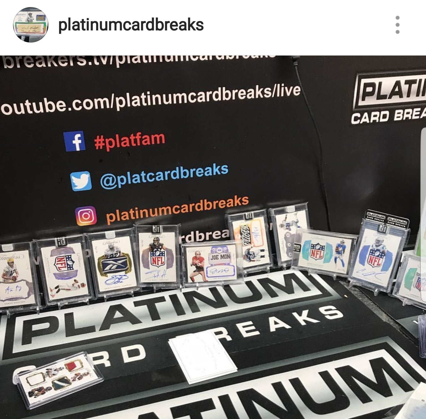 Platinum Card Breaks Instagram