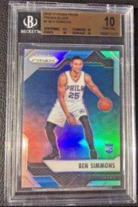 Ben Simmons Silver Prizm RC BGS 10